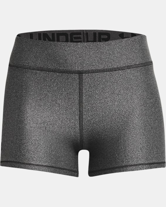 Damen HeatGear® Armour Shorts mit mittelhohem Bund, Gray, pdpMainDesktop image number 4
